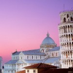guide turistiche pisa – torre e cattedrale al tramonto